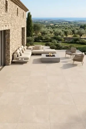 Carrelage VIDA Terra 100x100 extérieur beige rosé Paiement Sécurisé